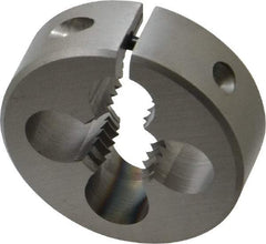 OSG - 1/2-13 UNC Thread, 1-1/2" Outside Diam High Speed Steel Round Die - 1/2" Thick, Right Hand Thread, Adjustable - Exact Tool & Supply