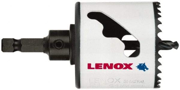 Lenox - 4-3/8" Diam, 1-1/2" Cutting Depth, Hole Saw - Bi-Metal Saw, Toothed Edge - Exact Tool & Supply