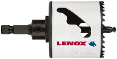 Lenox - 4-3/8" Diam, 1-1/2" Cutting Depth, Hole Saw - Bi-Metal Saw, Toothed Edge - Exact Tool & Supply
