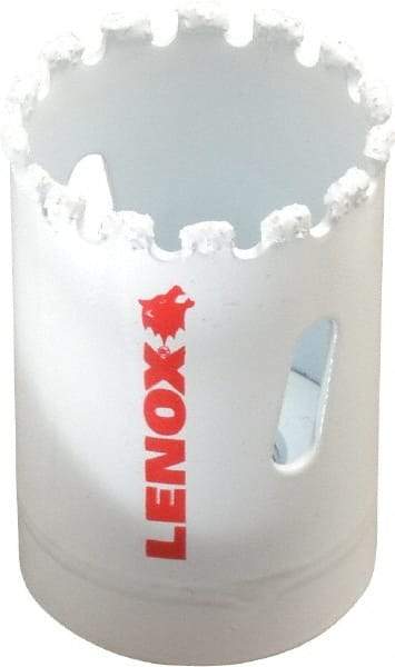 Lenox - 1-3/8" Diam, 1-5/8" Cutting Depth, Hole Saw - Carbide Grit Saw, Gulleted Edge - Exact Tool & Supply