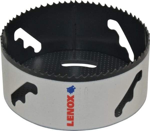 Lenox - 4-5/8" Diam, 1-1/2" Cutting Depth, Hole Saw - Bi-Metal Saw, Toothed Edge - Exact Tool & Supply