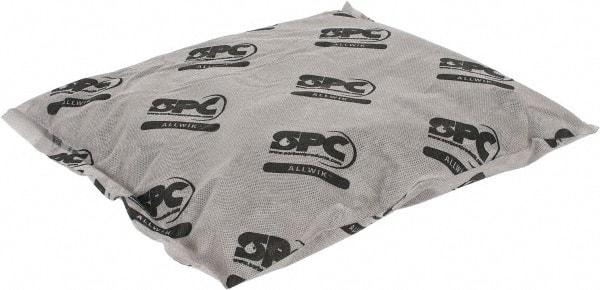 Brady SPC Sorbents - 18 Inch Long x 18 Inch Wide Sorbent Pillow - 28 Gallon Capacity, Universal - Exact Tool & Supply