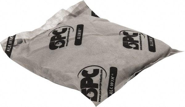 Brady SPC Sorbents - 9 Inch Long x 9 Inch Wide Sorbent Pillow - 21 Gallon Capacity, Universal - Exact Tool & Supply