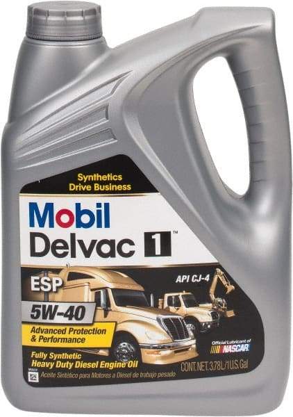 Mobil - 1 Gal Synthetic Engine Oil - Grade 5W-40 - Exact Tool & Supply
