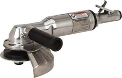 Ingersoll-Rand - 7" Wheel Diam, 6,000 RPM, Pneumatic Angle & Disc Grinder - 5/8-11 Spindle, 39 CFM - Exact Tool & Supply