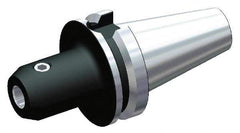 Kennametal - BT50 Taper, 63/64" Inside Hole Diam, 100mm Projection, Whistle Notch Adapter - Through Coolant - Exact Tool & Supply