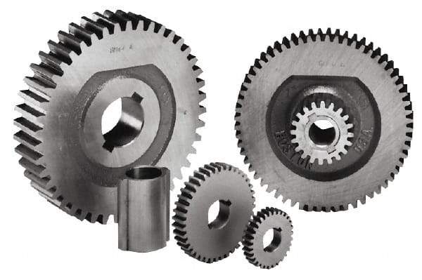 Boston Gear - 20 Pitch, 2.4" Pitch Diam, 2-1/2" OD, 48 Tooth Spur Gear - 3/8" Face Width, 5/8" Bore Diam, 14.5° Pressure Angle, Steel - Exact Tool & Supply