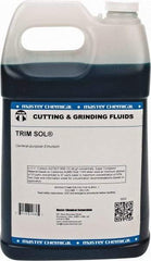 Master Fluid Solutions - Trim SOL, 1 Gal Bottle Cutting & Grinding Fluid - Water Soluble, For Grinding, Turning - Exact Tool & Supply