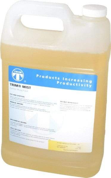 Master Fluid Solutions - Trim Mist, 1 Gal Bottle Cutting & Grinding Fluid - Synthetic, For Milling - Exact Tool & Supply