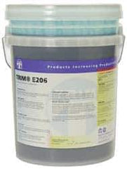 Master Fluid Solutions - Trim E206, 1 Gal & 5 Gal Bottle/Pail Cutting & Cleaning Fluid - Water Soluble - Exact Tool & Supply