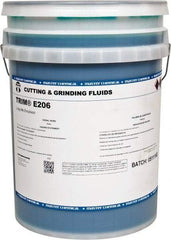 Master Fluid Solutions - Trim E206, 5 Gal Pail Cutting & Grinding Fluid - Water Soluble, For Gear Hobbing, Heavy-Duty Broaching, High Speed Turning - Exact Tool & Supply