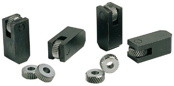 SPI - Knurl Carrier Blocks (Heads); Carrier Block Head Type: Clamp-Type Knurler Carrier Block ; Knurl Series: GK ; Number of Knurls Held: 1 ; Overall Width (Inch): 5/8 ; Overall Height (Inch): 5/8 ; Overall Length (Inch): 1-1/2 - Exact Tool & Supply