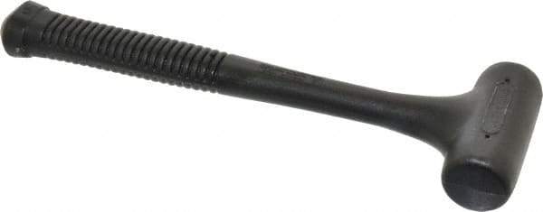 Value Collection - 10 oz Head 1-1/4" Face Diam Steel Dead Blow Hammer - 10-5/8" OAL, Steel Handle - Exact Tool & Supply