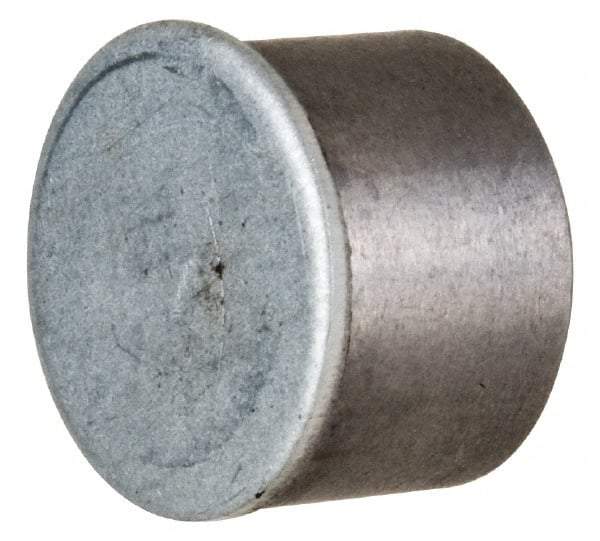 Mag-Mate - 10-32 Thread, 3/4" Diam, 1/2" High, 22 Lb Average Pull Force, Neodymium Rare Earth Pot Magnet - 0.15" Deep Tapped Hole, Steel Pot, Uninsulated - Exact Tool & Supply