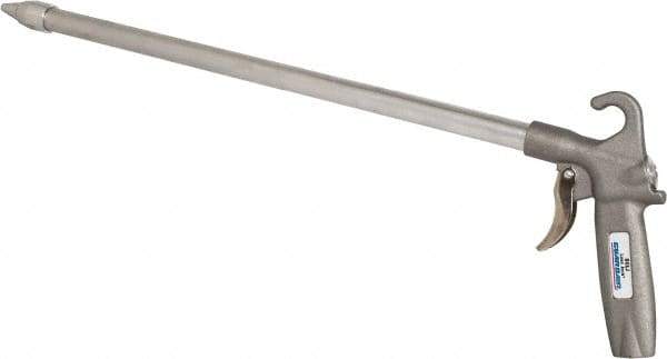 Guardair - 120 Max psi Whisper Jet Pistol Grip Blow Gun - 1/4 NPT, 18" Tube Length, Aluminum - Exact Tool & Supply