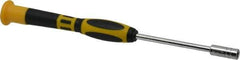 Aven - 4mm Solid Shaft Electronic Nutdriver - Ergonomic Handle, 6-3/4" OAL - Exact Tool & Supply