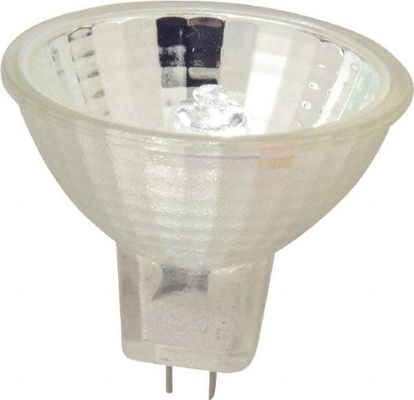 Value Collection - 410 Watt, 82 Volt, Halogen Miniature & Specialty MR16 Lamp - 2 Pin Base, 50 to 749 Equivalent Range, Neutral (3,000 to 3,699), 1-5/8" OAL - Exact Tool & Supply