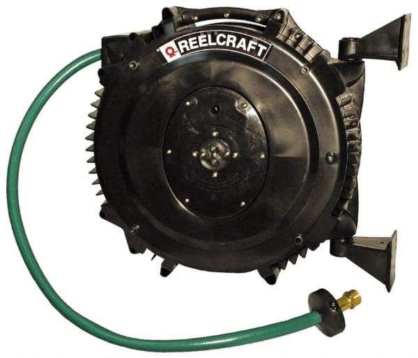Reelcraft - 50' Spring Retractable Hose Reel - 125 psi, Hose Included - Exact Tool & Supply