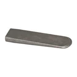Made in USA - 3" OAL Stock Wedge - 3/4" Wide x 1/4" High - Exact Tool & Supply