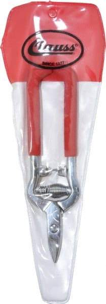 Clauss - 3/4" LOC, 6-1/2" OAL Standard Shears - Plastic Handle, For Kevlar - Exact Tool & Supply