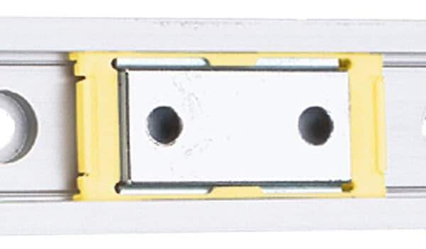 Igus - 1,500mm OAL x 27mm Overall Width x Self Lubricated Linear Guide Systems - 60mm Between Holes - Exact Tool & Supply