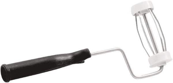 Wooster Brush - 4" Wide x 11" Long Roller Frame - Metal Frame, Polypropylene Handle - Exact Tool & Supply