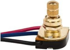 Pass & Seymour - 1 Pole Rotary Appliance Switch - 6 Amps at 125 Volts, 3 Amps at 250 Volts, Low-Med-High-Off Sequence - Exact Tool & Supply