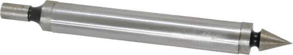 TESA Brown & Sharpe - 0.2" Head Diam, 3/8" Shank, Double End, Mechanical Edge Finder - Accurate to 0.0005", Conical and Cylindrical Contact - Exact Tool & Supply