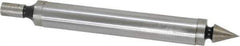 TESA Brown & Sharpe - 0.2" Head Diam, 3/8" Shank, Double End, Mechanical Edge Finder - Accurate to 0.0005", Conical and Cylindrical Contact - Exact Tool & Supply