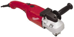 Milwaukee Tool - 7 to 9" Disc, 6,000 RPM, Electric Handheld Disc Sander - 2.25 hp, 120 Volts - Exact Tool & Supply