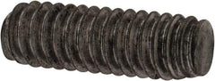 Value Collection - #8-32 1/2" OAL Fully Threaded Stud - Carbon Steel, Plain Finish - Exact Tool & Supply
