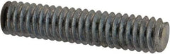 Value Collection - #8-32 3/4" OAL Fully Threaded Stud - Carbon Steel, Zinc-Plated Finish - Exact Tool & Supply