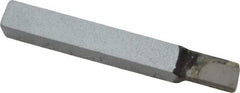 Made in USA - 1/4 x 1/4" Shank, Square Shoulder Turning Single Point Tool Bit - AL-4, Grade K68 - Exact Tool & Supply