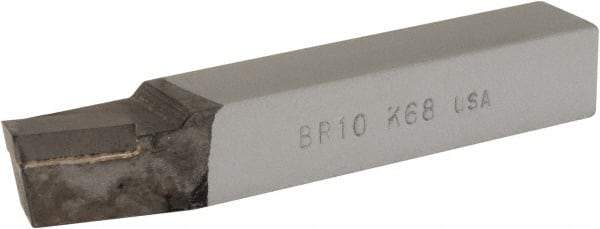 Made in USA - 5/8 x 5/8" Shank, Lead Angle Turning Single Point Tool Bit - BR-10, Grade K68 - Exact Tool & Supply