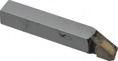 Made in USA - 3/8 x 3/8" Shank, Offset Threading Single Point Tool Bit - EL-6, Grade K68 - Exact Tool & Supply