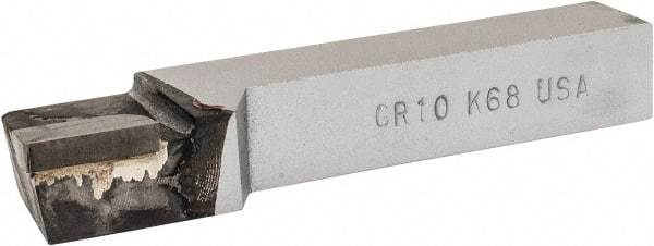 Made in USA - 5/8 x 5/8" Shank, Offset Side Cutting Single Point Tool Bit - GR-10, Grade K68 - Exact Tool & Supply