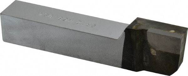 Made in USA - 3/4 x 3/4" Shank, Offset Side Cutting Single Point Tool Bit - GR-12, Grade K68 - Exact Tool & Supply