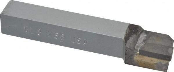 Made in USA - 1/2 x 1/2" Shank, Offset Side Cutting Single Point Tool Bit - GL-8, Grade K68 - Exact Tool & Supply
