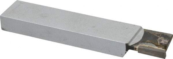 Made in USA - 1 x 1/2" Shank, Cutoff & Grooving Single Point Tool Bit - CT-122(433), Grade K68 - Exact Tool & Supply