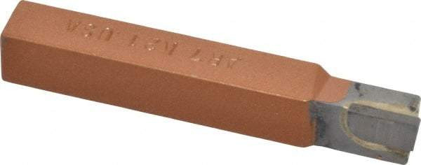 Made in USA - 7/16 x 7/16" Shank, Square Shoulder Turning Single Point Tool Bit - AR-7, Grade K21 - Exact Tool & Supply