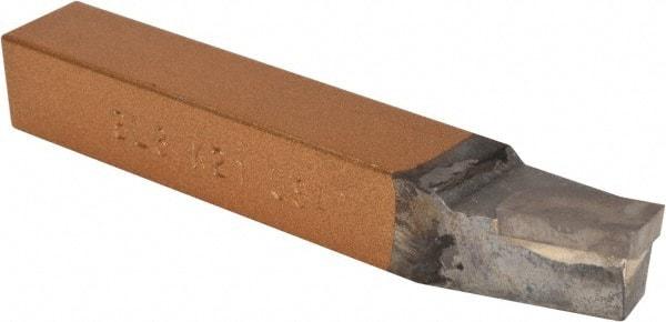 Made in USA - 1/2 x 1/2" Shank, Lead Angle Turning Single Point Tool Bit - BL-8, Grade K21 - Exact Tool & Supply