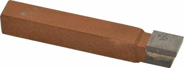 Made in USA - 5/16 x 5/16" Shank, Square Nose Single Point Tool Bit - C-5, Grade K21 - Exact Tool & Supply