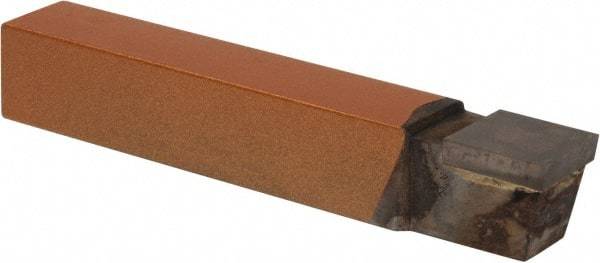Made in USA - 3/4 x 3/4" Shank, Square Nose Single Point Tool Bit - C-12, Grade K21 - Exact Tool & Supply