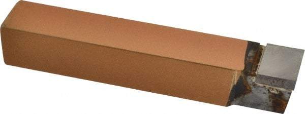 Made in USA - 1 x 1" Shank, Square Nose Single Point Tool Bit - C-16, Grade K21 - Exact Tool & Supply