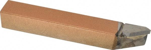 Made in USA - 1/2 x 1/2" Shank, Offset Threading Single Point Tool Bit - ER-8, Grade K21 - Exact Tool & Supply