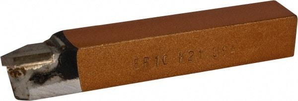 Made in USA - 5/8 x 5/8" Shank, Offset Threading Single Point Tool Bit - ER-10, Grade K21 - Exact Tool & Supply