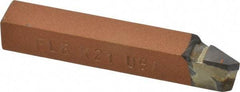 Made in USA - 3/8 x 3/8" Shank, Offset Threading Single Point Tool Bit - EL-6, Grade K21 - Exact Tool & Supply