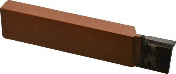 Made in USA - 1 x 1/2" Shank, Cutoff & Grooving Single Point Tool Bit - CT-122(433), Grade K21 - Exact Tool & Supply