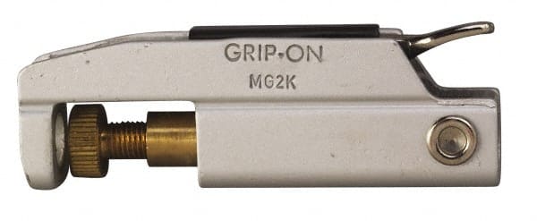 Grip-On - 3-5/8" OAL Standard Jaw Vertical Clamp Weld Locking Pliers - Exact Tool & Supply