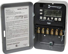 Intermatic - 7 Day Indoor Digital Electronic Timer Switch - 28 On/Off, 120/208/240/277 VAC, 50/60 Hz, - Exact Tool & Supply